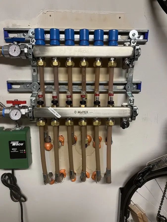 Plumber performing Gas Line Installation at a residential property in Puhi